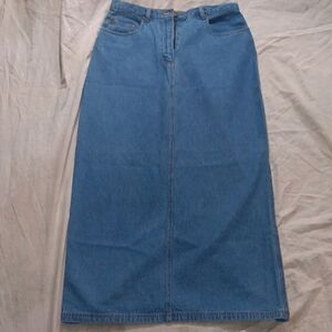 Rafaella Light Blue Denim Skirt